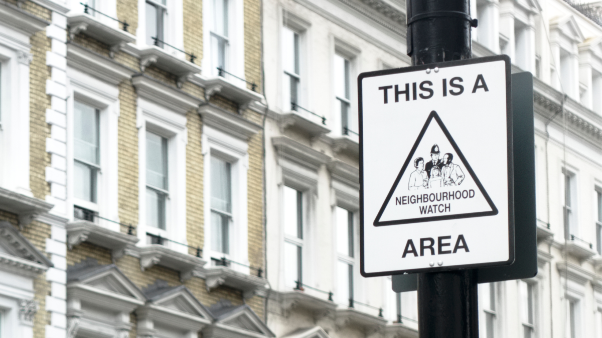 Neighbourhood Watch Collaborative Safety with House Alarms NoEntry